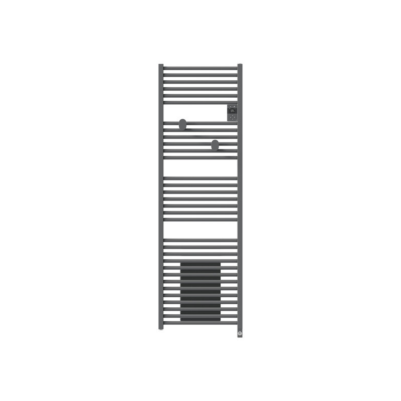 THERMOR - Sèche-serviettes connecté Riva 5 avec soufflerie 1750W Gris menhir - 471641