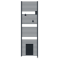 THERMOR - Sèche-serviettes connecté Riva 5 avec soufflerie 2000W Gris ardoise - 471642