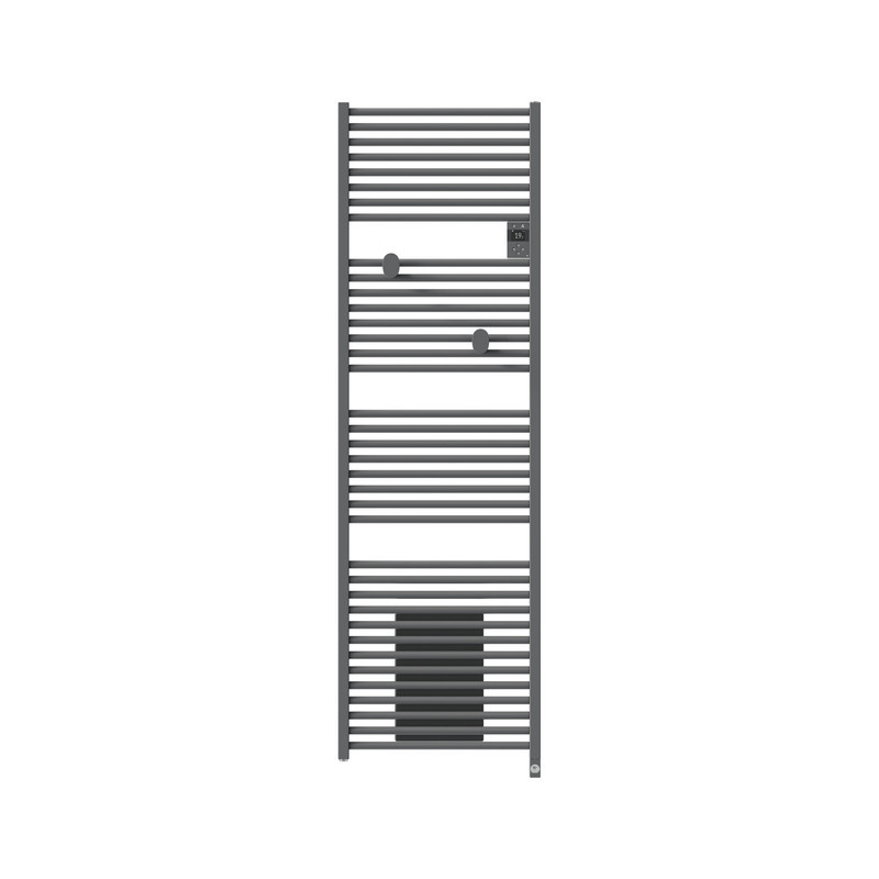 THERMOR - Sèche-serviettes connecté Riva 5 avec soufflerie 2000W Gris menhir - 471644