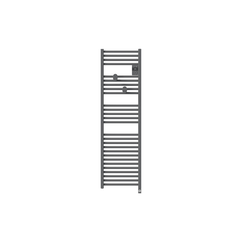 THERMOR - Sèche-serviettes connecté Riva 5 Etroit 500W Gris menhir - 471649