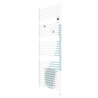 THERMOR - Sèche-serviettes connecté Riva 5 Etroit avec soufflerie 1500W Menhir - 471651