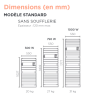 THERMOR - Sèche-serviettes Riviera 2 750W gris ardoise - 497533