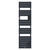 THERMOR - Sèche-serviettes Riviera 2 étroit avec soufflerie 1500W gris ardoise - 498256