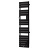 THERMOR - Sèche-serviettes Riviera 2 étroit avec soufflerie 1500W noir carbone - 498258