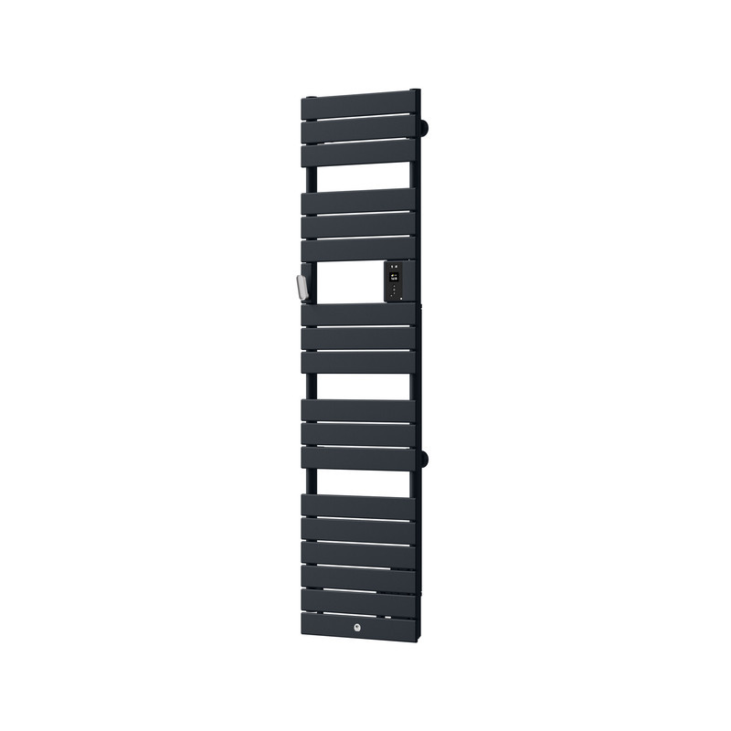 THERMOR - Sèche-serviettes Riviera 2 étroit avec soufflerie 1750W gris roche - 498264