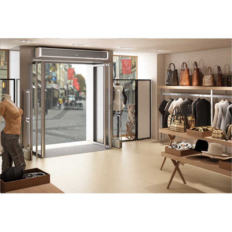 Rideau d'air apparent grande taille 200 cm - 5,6/11,3KW AIRLOCK - THERMOR - 486113