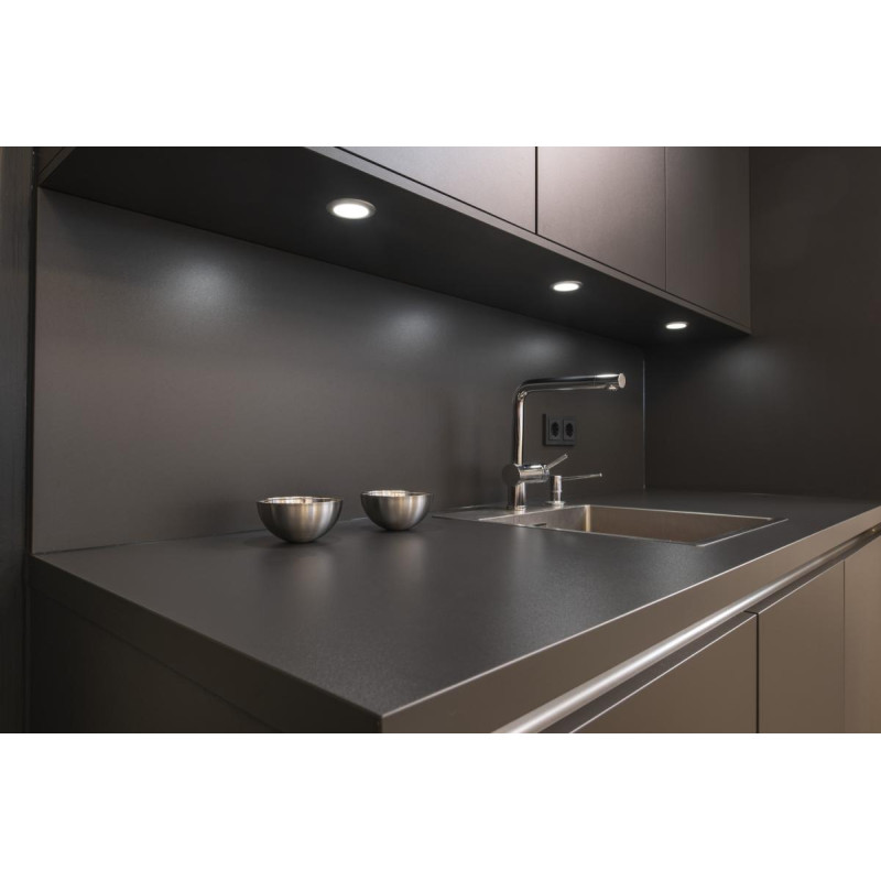 Encastré intérieur DL 126 alu brossé LED 28W 3000K - SLV - 112225