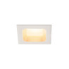 Encastré downlight VERLUX blanc 12W 85x85mm 3000K - SLV - 112682