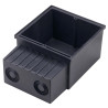 Boîte d'encastrement FRAME CURVE pour encastré noir - SLV - 112781