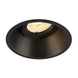 Spot encastré intérieur HORN-T noir mat GU10/QPAR51 25W max - SLV - 113140