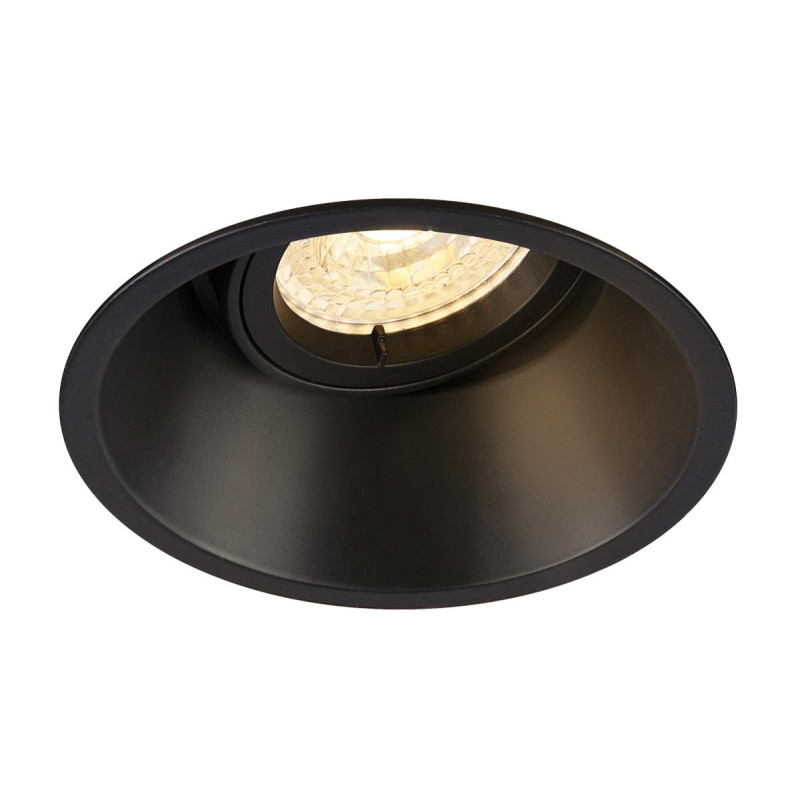 Spot encastré intérieur HORN-T noir mat GU10/QPAR51 25W max - SLV - 113140