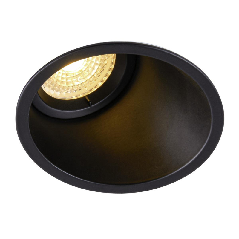 Spot encastré intérieur HORN-A noir mat GU10/QPAR51 25W max IP21 - SLV - 113150