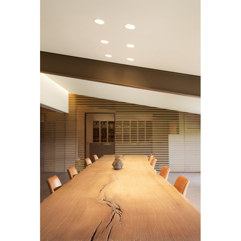 Spot encastré intérieur HORN-A blanc mat GU10/QPAR51 25W max IP21 - SLV - 113151