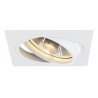 Spot encastré NEW TRIA 150 intérieur simple carré blanc GU10 75W IP 20 - SLV - 113541