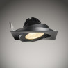 Spot encastré NEW TRIA 150 intérieur simple carré noir GU10 75W IP 20 - SLV - 113830