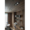 Spot encastré NEW TRIA 300 intérieur double carré noir GU10 75W IP 20 - SLV - 113840