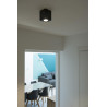 Plafonnier intérieur TRILEDO simple carré noir LED 81W 3000K - SLV - 113940