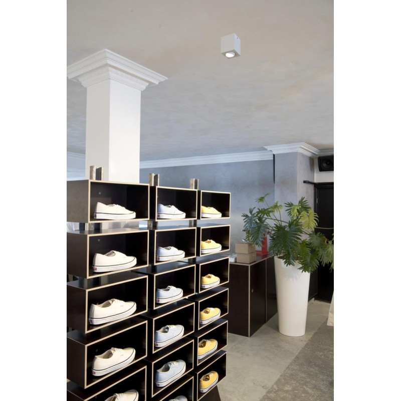 Plafonnier intérieur TRILEDO simple carré blanc LED 81W 3000K - SLV - 113941