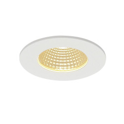 Rond PATTA-I spot encastré blanc 12W 3000K 38° alim incluse - SLV - 114421