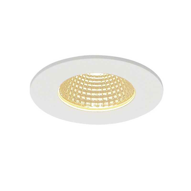 Rond PATTA-I spot encastré blanc 12W 3000K 38° alim incluse - SLV - 114421