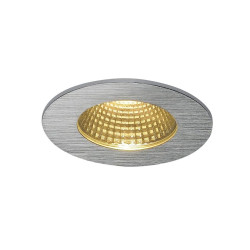 3000K PATTA-I spot encastré rond alu brossé 12W 38° alim incluse - SLV - 114426
