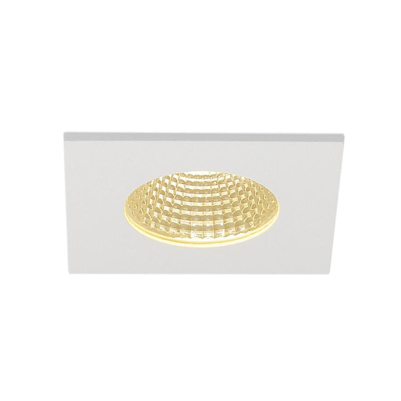 Carré PATTA-I spot encastré blanc 12W 3000K 38° alim incluse - SLV - 114431