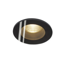 Spot encastré PATTA-F rond noir 12W 3000K 38° alim incluse - SLV - 114440
