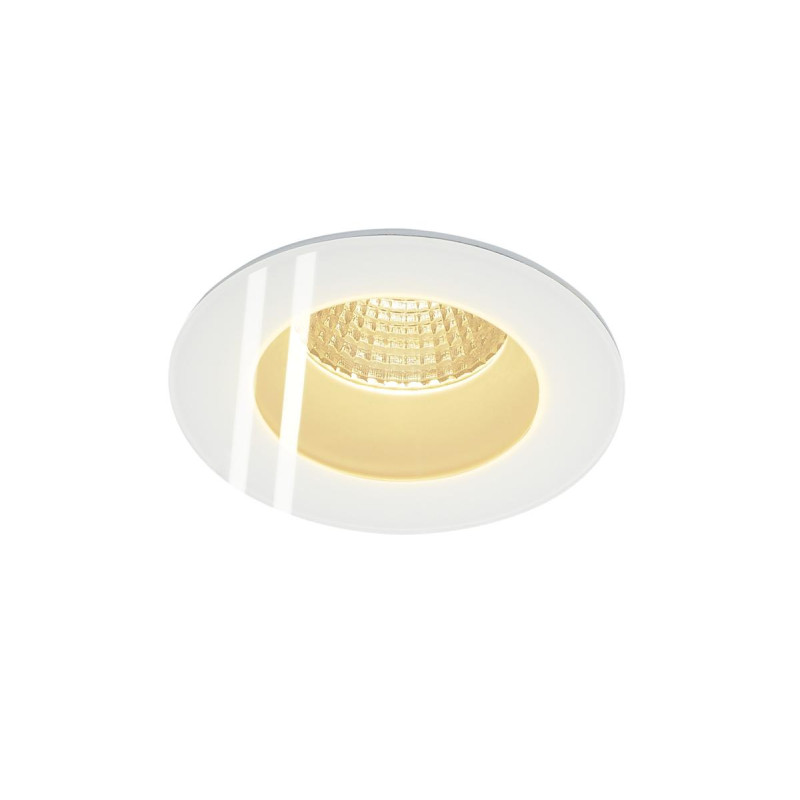 Spot encastré PATTA-F rond blanc 12W 3000K 38° alim incluse - SLV - 114441