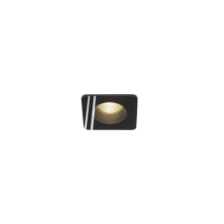 Spot encastré PATTA-F carré noir 12W 3000K 38° alim incluse - SLV - 114450