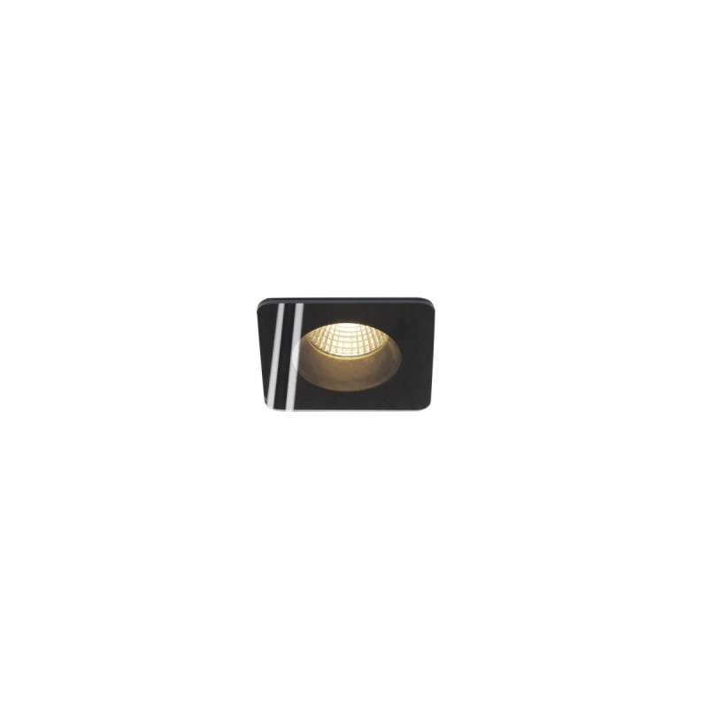 Spot encastré PATTA-F carré noir 12W 3000K 38° alim incluse - SLV - 114450
