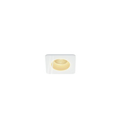 Spot encastré PATTA-F carré blanc 12W 3000K 38° alim incluse - SLV - 114451