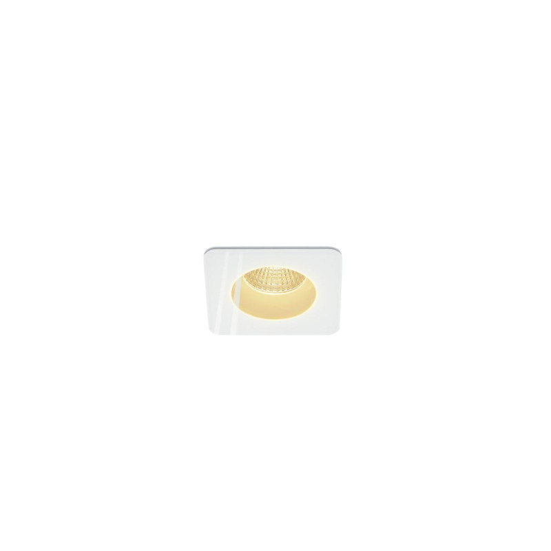 Spot encastré PATTA-F carré blanc 12W 3000K 38° alim incluse - SLV - 114451