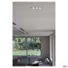 Spot encastré intérieur KADUX triple blanc mat GU10/QPAR51 3x 50W max - SLV - 115531