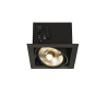 Spot encastré intérieur KADUX simple noir mat GU10/QPAR111 75W max - SLV - 115540