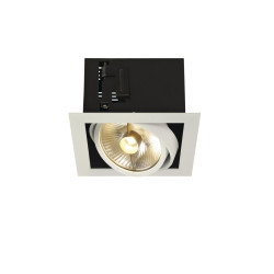 Spot encastré intérieur KADUX simple blanc mat GU10/QPAR111 75W max - SLV - 115541