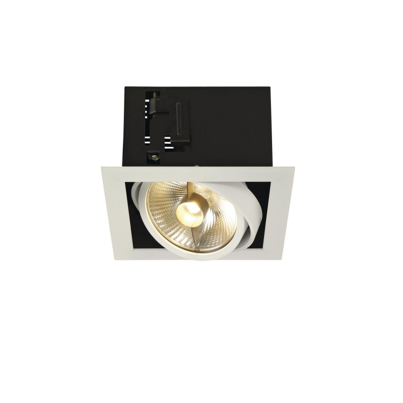 Spot encastré intérieur KADUX simple blanc mat GU10/QPAR111 75W max - SLV - 115541