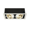 QPAR111 KADUX encastré carré blanc max. 2x75W - SLV - 115551