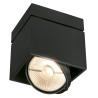 Plafonnier intérieur KARDAMOD simple carré noir mat GU10/QPAR111 75W max - SLV - 117100