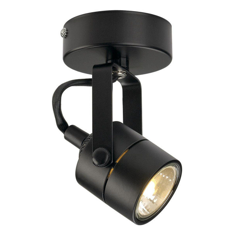 Applique et plafonnier intérieur SPOT 79 noir GU10 50W max - SLV - 132020