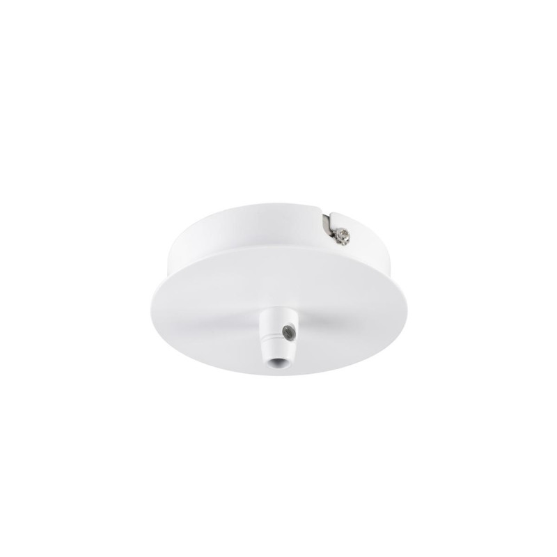 Patère FITU intérieure 1 passe-fil ronde blanc - SLV - 132601