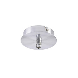 Patère FITU intérieure 1 passe-fil ronde chrome - SLV - 132605