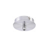 Patère FITU intérieure 1 passe-fil ronde chrome - SLV - 132605