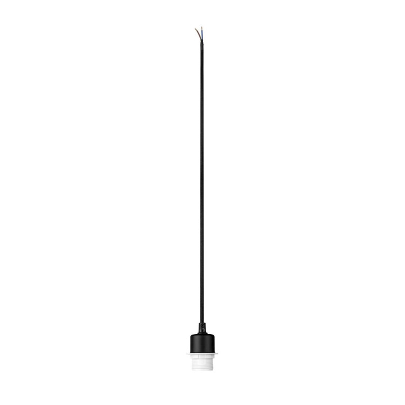 Suspension intérieure FENDA noir E27 60W max câble nu sans patère de 15m - SLV - 132660
