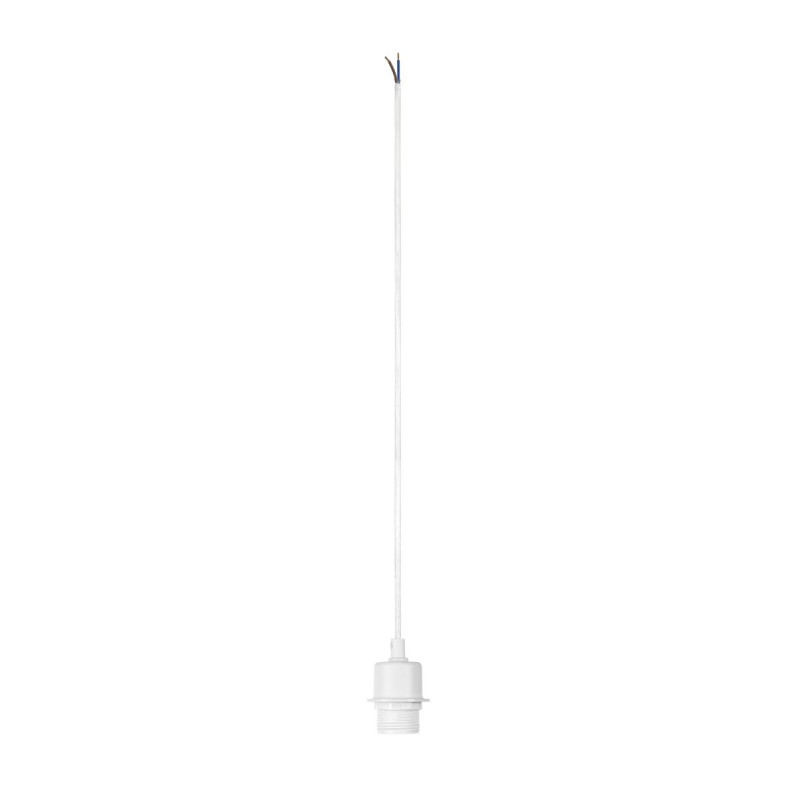 Suspension intérieure FENDA blanc E27 60W max câble nu sans patère de 15m - SLV - 132661