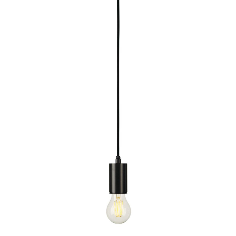 E27 FITU Câble de suspension ronde noire max. 60W câble nu de 5m - SLV - 132690