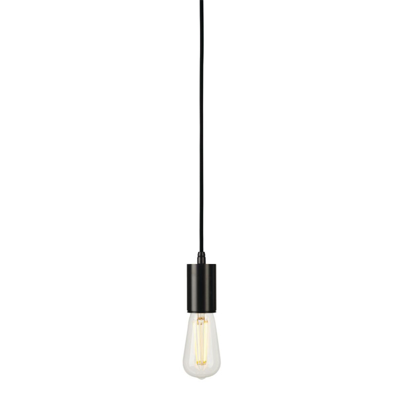 E27 FITU Câble de suspension ronde noire max. 60W câble nu de 5m - SLV - 132690