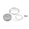 Intérieur Kit de suspension à 5 fils pour plafonnier MEDO gris IP 20 - SLV - 135254