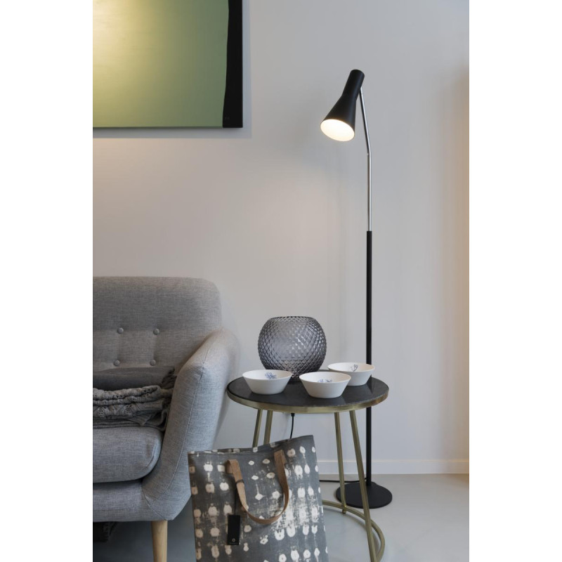 Lampadaire intérieur PHELIA noir E27 23W max - SLV - 146010