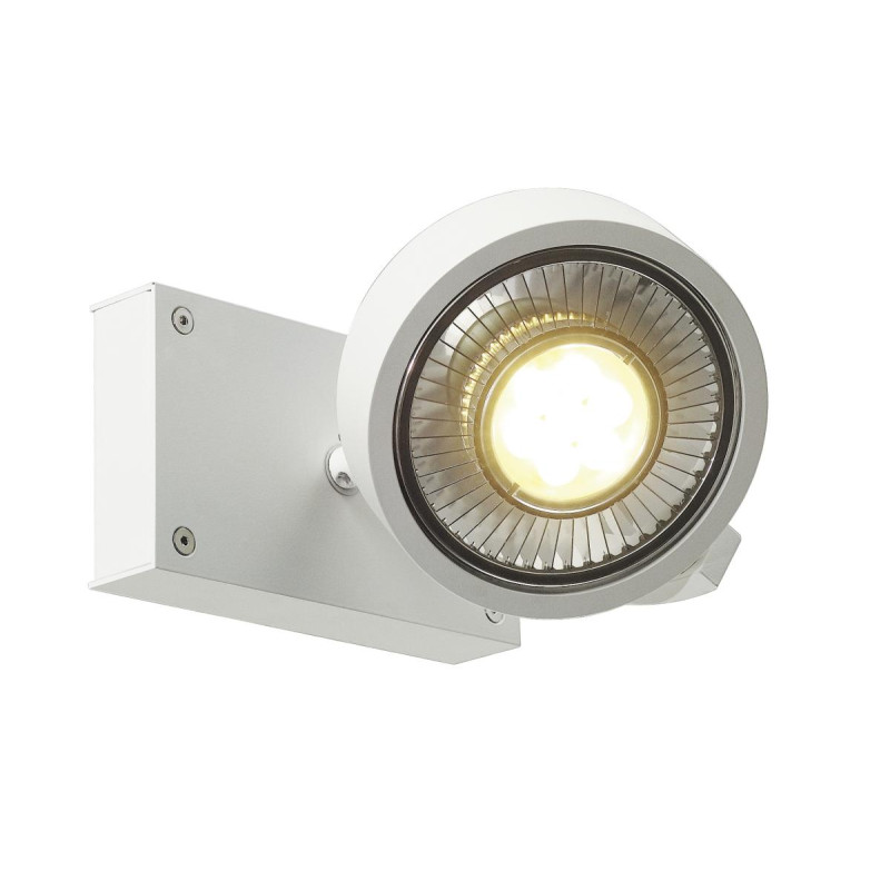 Plafonnier et applique KALU intérieur simple blanc GU10/QPAR111 75W max - SLV - 147301