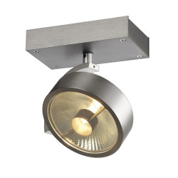 Plafonnier applique KALU intérieur simple alu brossé GU10/QPAR111 75W max - SLV - 147306